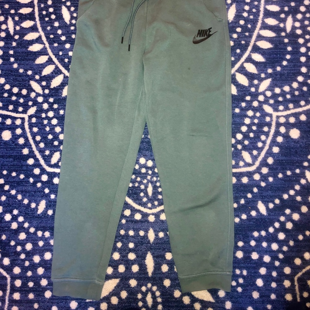 Light army green Nike joggers